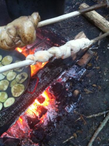 Confection de repas trappeur