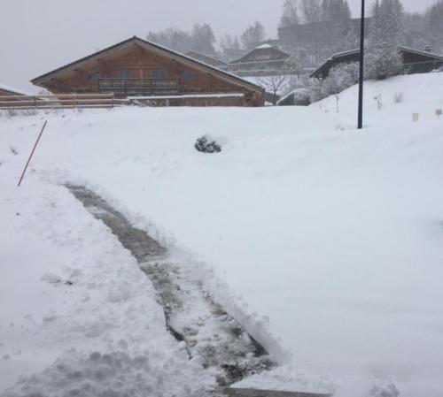 Déneigement manuel 